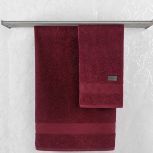 Полотенце для ванной Sofi De Marko RALPH хлопковая махра бордовый 100х150