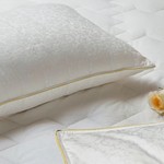 Одеяло TAC HARMONY микроволокно/хлопок белый 155х215, фото, фотография