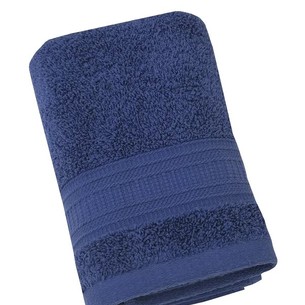 Полотенце для ванной TAC MAISON BAMBU хлопковая/бамбуковая махра тёмно-синий 50х90