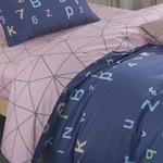 Детское постельное белье Sofi De Marko АБВГДЕЙКА хлопковый сатин 1,5 спальный, фото, фотография