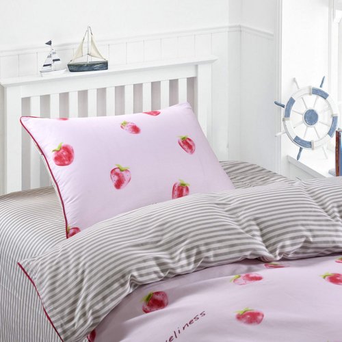 Детское постельное белье Sofi De Marko ИЛЬДА хлопковый сатин розовый 1,5 спальный, фото, фотография
