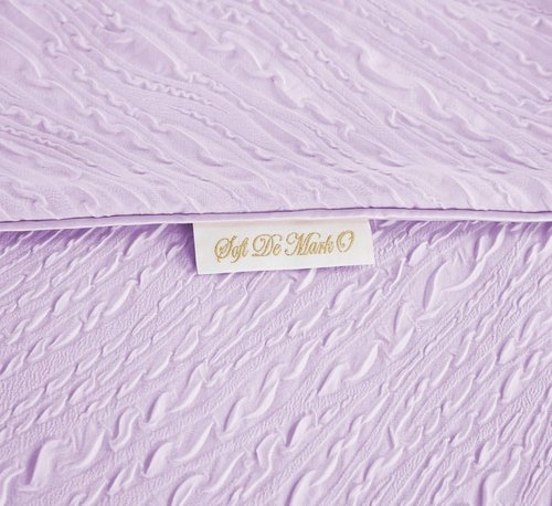 Постельное белье Sofi De Marko САМАНТА жатый сатин лиловый евро, фото, фотография