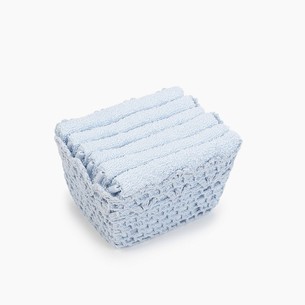 Набор полотенец для ванной 6 шт. Sofi De Marko АГЛАЯ хлопковая махра голубой 30х30