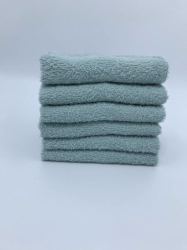 Набор полотенец для ванной 6 шт. Sofi De Marko АГЛАЯ хлопковая махра зеленый 30х30, фото, фотография