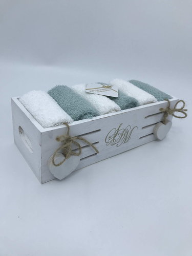 Набор полотенец для ванной 6 шт. Sofi De Marko АЛИТА хлопковая махра бирюзовый 30х30, фото, фотография
