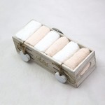 Набор полотенец для ванной 6 шт. Sofi De Marko АЛИТА хлопковая махра персиковый 30х30, фото, фотография