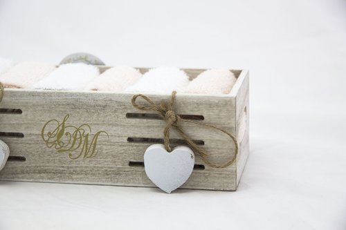 Набор полотенец для ванной 6 шт. Sofi De Marko АЛИТА хлопковая махра персиковый 30х30, фото, фотография