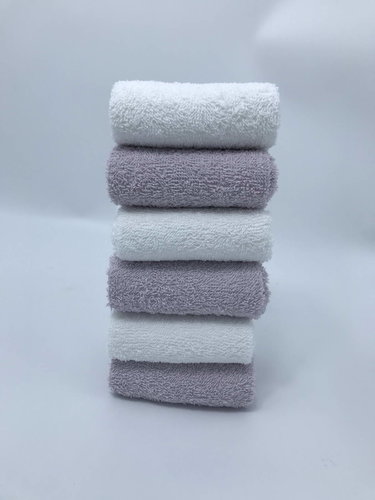 Набор полотенец для ванной 6 шт. Sofi De Marko АЛИТА хлопковая махра фиолетовый 30х30, фото, фотография