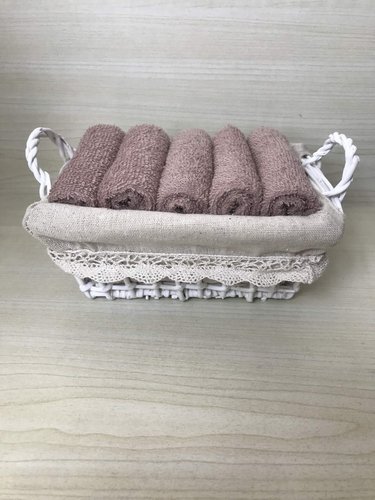 Набор полотенец для ванной 5 шт. Sofi De Marko ГЕРДА хлопковая махра кофейный 30х30, фото, фотография