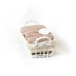 Набор полотенец для ванной 5 шт. Sofi De Marko ГЕРДА хлопковая махра кофейный 30х30, фото, фотография