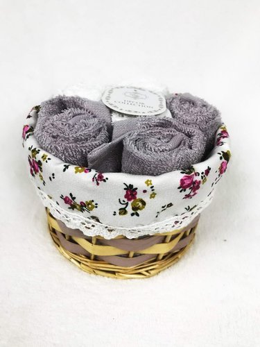 Набор полотенец для ванной 6 шт. Sofi De Marko ЕВИТА хлопковая махра фиолетовый 30х30, фото, фотография