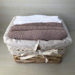 Набор полотенец для ванной 6 шт. Sofi De Marko ОДЖИ хлопковая махра кофейный 30х30, фото, фотография