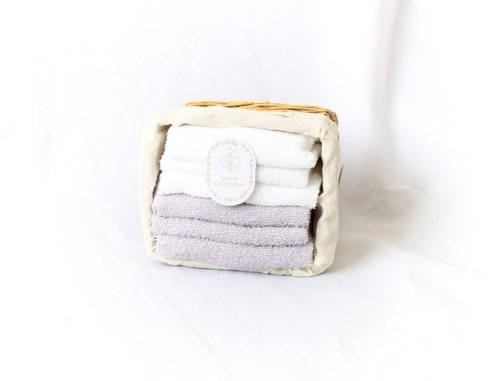 Набор полотенец для ванной 6 шт. Sofi De Marko ОДЖИ хлопковая махра фиолетовый 30х30, фото, фотография