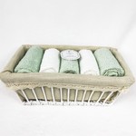Набор полотенец для ванной 5 шт. Sofi De Marko ИРИС хлопковая махра бирюзовый 30х50, фото, фотография