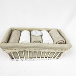 Набор полотенец для ванной 5 шт. Sofi De Marko ИРИС хлопковая махра капучино 30х50, фото, фотография