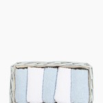 Набор полотенец для ванной 5 шт. Sofi De Marko ХОЛЛИ хлопковая махра голубой 30х50, фото, фотография