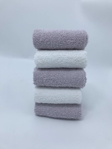 Набор полотенец для ванной 5 шт. Sofi De Marko ЭММИ хлопковая махра фиолетовый 30х50, фото, фотография