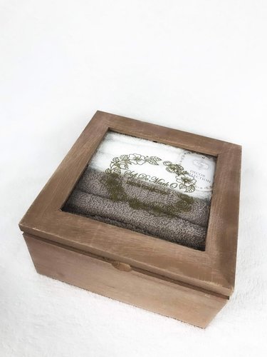 Набор полотенец для ванной 6 шт. Sofi De Marko ТИНА хлопковая махра кофейный 30х30, фото, фотография