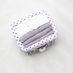 Набор полотенец для ванной 6 шт. Sofi De Marko ТРИННИ хлопковая махра фиолетовый 30х30, фото, фотография