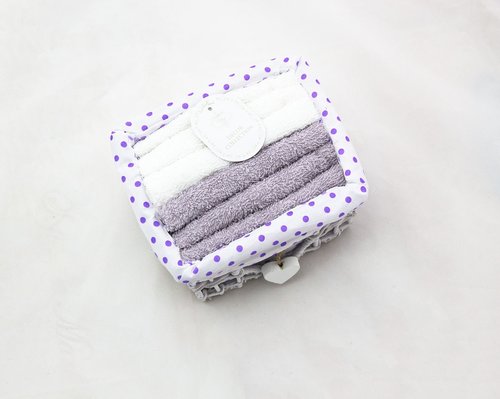 Набор полотенец для ванной 6 шт. Sofi De Marko ТРИННИ хлопковая махра фиолетовый 30х30, фото, фотография