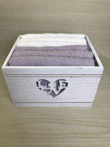 Набор полотенец для ванной 6 шт. Sofi De Marko УНА хлопковая махра фиолетовый 30х30, фото, фотография