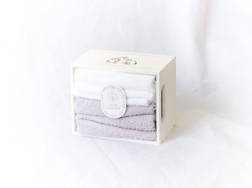 Набор полотенец для ванной 6 шт. Sofi De Marko УНА хлопковая махра фиолетовый 30х30, фото, фотография