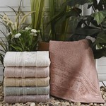 Набор полотенец для ванной 6 шт. Sofi De Marko KIRCICEGI бамбуковая махра 50х90, фото, фотография