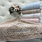 Подарочный набор полотенец для ванной 50х90, 70х140 Sofi De Marko MASOTIS хлопковая махра бежевый, фото, фотография