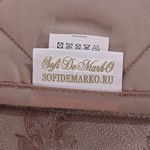 Покрывало Sofi De Marko ЛУКЕРИЯ жаккард вискоза кофейный 240х260, фото, фотография