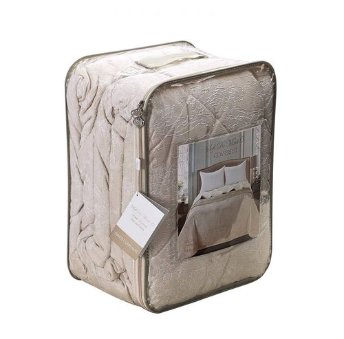 Покрывало Sofi De Marko ИНГРИД жаккард вискоза молочный 230х250, фото, фотография