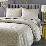 Покрывало Sofi De Marko РОЗМАРИ велюр вискоза кремовый 240х260, фото, фотография