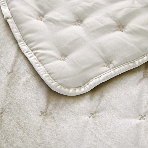 Покрывало Sofi De Marko РОЗМАРИ велюр вискоза кремовый 240х260, фото, фотография