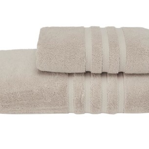 Полотенце для ванной Soft Cotton BOHEME хлопковая махра стальной 50х100