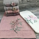 Набор полотенец для ванной 6 шт. Sikel ELIT PURRY хлопковая махра магнолия V2 70х140, фото, фотография