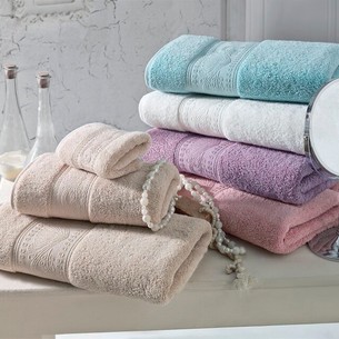 Набор полотенец для ванной 3 пр. Maison Dor EXELLENCE хлопковая махра бирюзовый