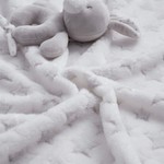 Плед детский для новорожденных с игрушкой Sofi De Marko №3 велсофт серый 90х120, фото, фотография