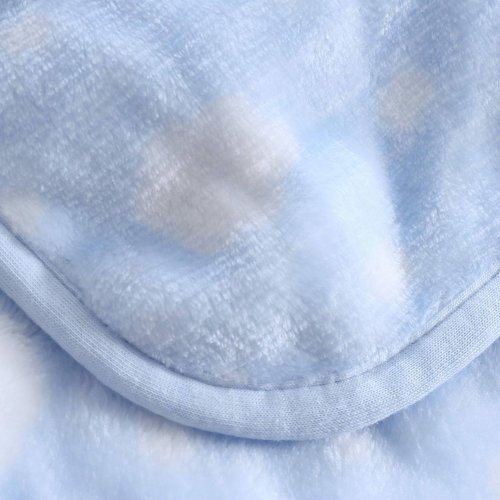 Плед детский для новорожденных с игрушкой Sofi De Marko РОДЖЕР велсофт голубой 100х150, фото, фотография