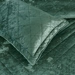 Покрывало Sofi De Marko ГАЛАКСИЯ бархат вискоза изумрудный 240х260, фото, фотография