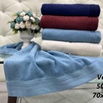 Набор полотенец для ванной 6 шт. Sofi De Marko VENAR хлопковая махра бордовый 70х140, фото, фотография