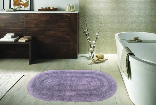 Набор ковриков для ванной Sofi De Marko IRBIS махра темно-фиолетовый, фото, фотография