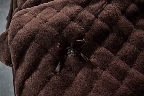 Плед-покрывало Sofi De Marko БЕРНАРД искусственный мех шоколадный 160х220, фото, фотография