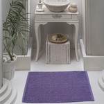 Коврик для ванной Sofi De Marko ALVEN хлопок фиолетовый 50х70, фото, фотография