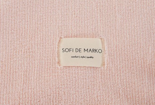 Плед-покрывало Sofi De Marko СТЕЛЛА велсофт персиковый 160х220, фото, фотография