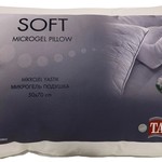 Подушка TAC SOFT микроволокно/микрофибра белый 50х70, фото, фотография