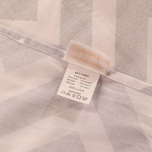 Детское постельное белье Sofi De Marko МИЛИНИ хлопковый сатин серый 1,5 спальный, фото, фотография