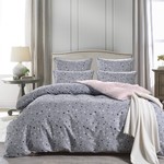 Постельное белье Sofi De Marko ГЕЛИЯ хлопковый сатин серый евро, фото, фотография