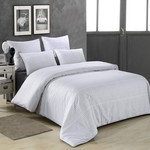 Постельное белье Sofi De Marko ГРАСС хлопковый сатин белый евро, фото, фотография