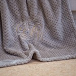 Плед-покрывало Sofi De Marko ЭШЛИ велсофт бежевый 220х240, фото, фотография