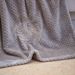 Плед-покрывало Sofi De Marko ЭШЛИ велсофт бежевый 220х240, фото, фотография
