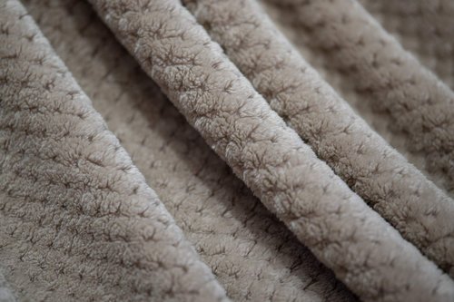 Плед-покрывало Sofi De Marko ЭШЛИ велсофт бежевый 220х240, фото, фотография